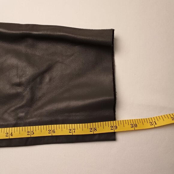 Skin Deep 100% Leather Pants Size 23/00 High Rise Skinny Leg Gray Color - Picture 8 of 9